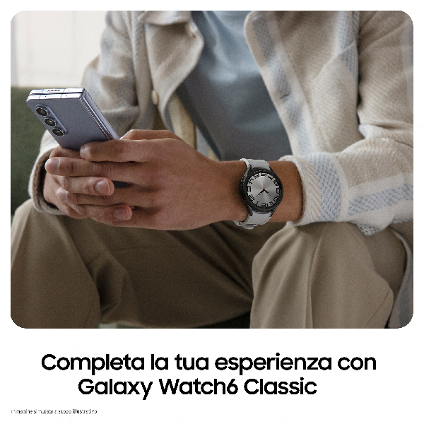 SAMSUNG SMR960NZSAITV Samsung Galaxy Watch6 Classic Smartwatch